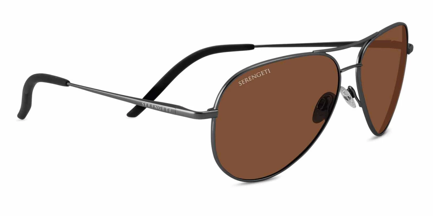 FlightSunglasses Serengeti Carrara Small Single Vision Prescription Sunglasses