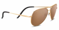 FlightSunglasses Serengeti Carrara 8546 <span>- Shiny Bold Gold, Polarized Drivers Photochromic Lenses</span>