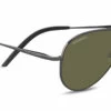 FlightSunglasses Serengeti Carrara Small 8554 <span>Shiny Gunmetal Polarized 555nm Photochromic Lenses</span>