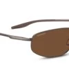 FlightSunglasses Serengeti Matera Large 8731<span> -Brushed Brown Mineral Polarized Drivers Lenses</span>
