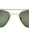 FlightSunglasses Randolph Aviator Sunglasses<span>- 23K Gold, AGX Green Lenses</span>