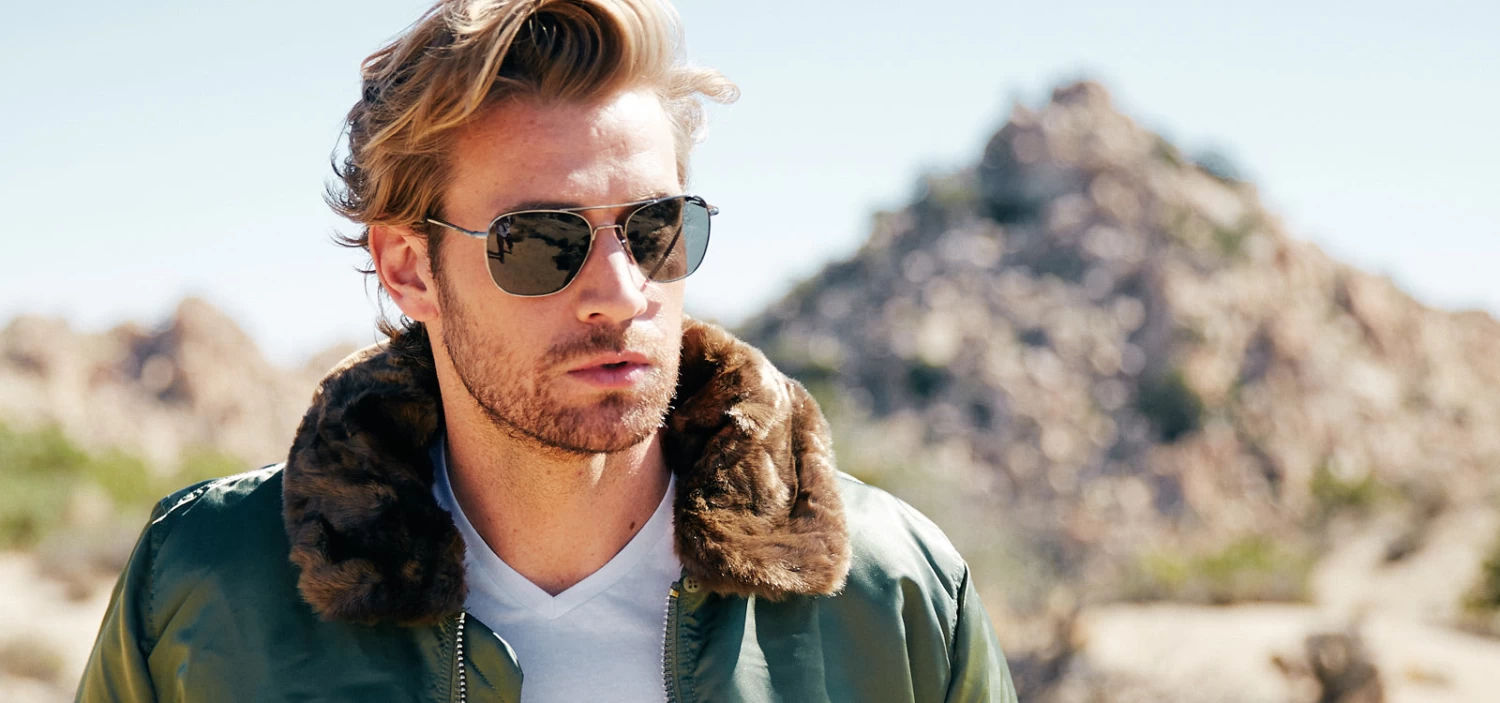 FlightSunglasses Randolph Aviator Single Vision Prescription Sunglasses<span> -Atlantic & Cobalt Blue</span> - Image 12