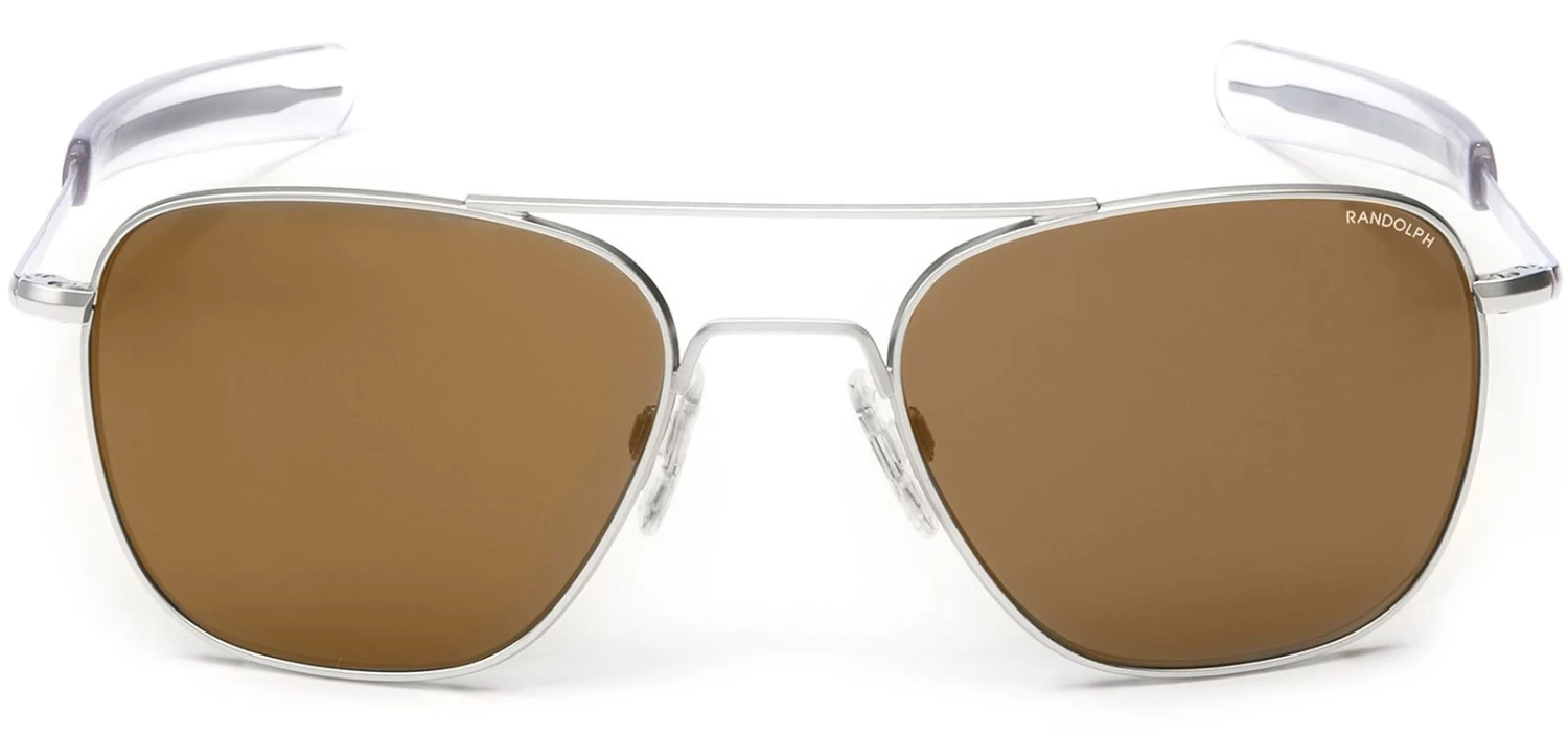 FlightSunglasses Randolph Aviator Single Vision Prescription Sunglasses<span> -American Tan</span> - Image 7