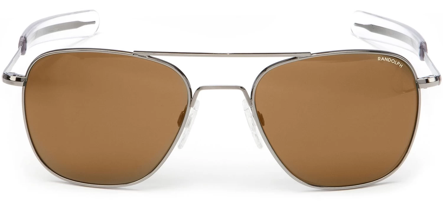 FlightSunglasses Randolph Aviator Single Vision Prescription Sunglasses<span> -American Tan</span>