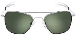 FlightSunglasses Randolph Aviator Sunglasses<span>- Bright Chrome, AGX Green Lenses</span>
