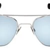 FlightSunglasses Randolph Aviator White Gold Sunglasses<span>- Blue Hydro & Polarized AGX</span>