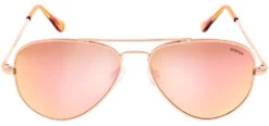 FlightSunglasses Randolph Concorde Single Vision Prescription Sunglasses<span> -Rose Gold</span>