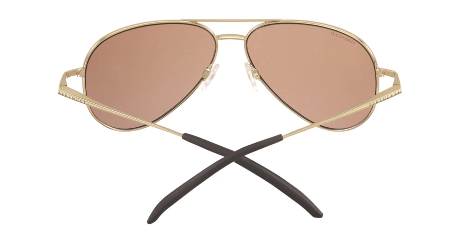 FlightSunglasses Serengeti Carrara Small 8551 <span>Shiny Bold Gold Polarized Drivers Gold Photochromic Lenses</span> - Image 4