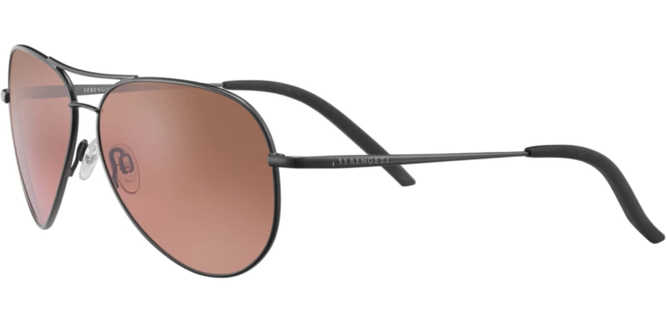 FlightSunglasses Serengeti Carrara 8453 <span>- Satin Dark Gun Non Polarized Drivers Gradient Photochromic Lenses</span> - Image 3