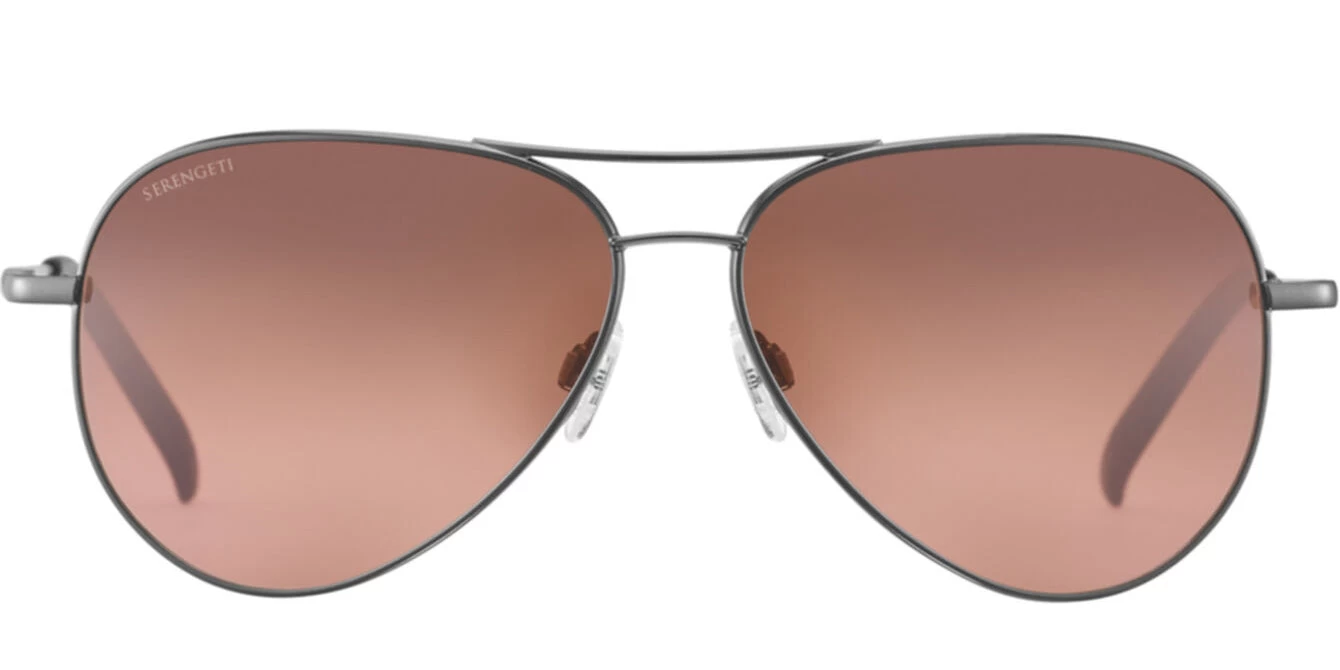 FlightSunglasses Serengeti Carrara 8453 <span>- Satin Dark Gun Non Polarized Drivers Gradient Photochromic Lenses</span> - Image 2