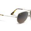FlightSunglasses Maui Jim Mavericks 264 Sunglasses<span>- Gold With Polarized HCL Bronze Lens</span>