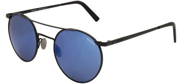 FlightSunglasses Randolph P3 Shadow Sunglasses PB010<span>- Matte Black, Blue Sky Flash Mirror Lenses</span> - Image 2