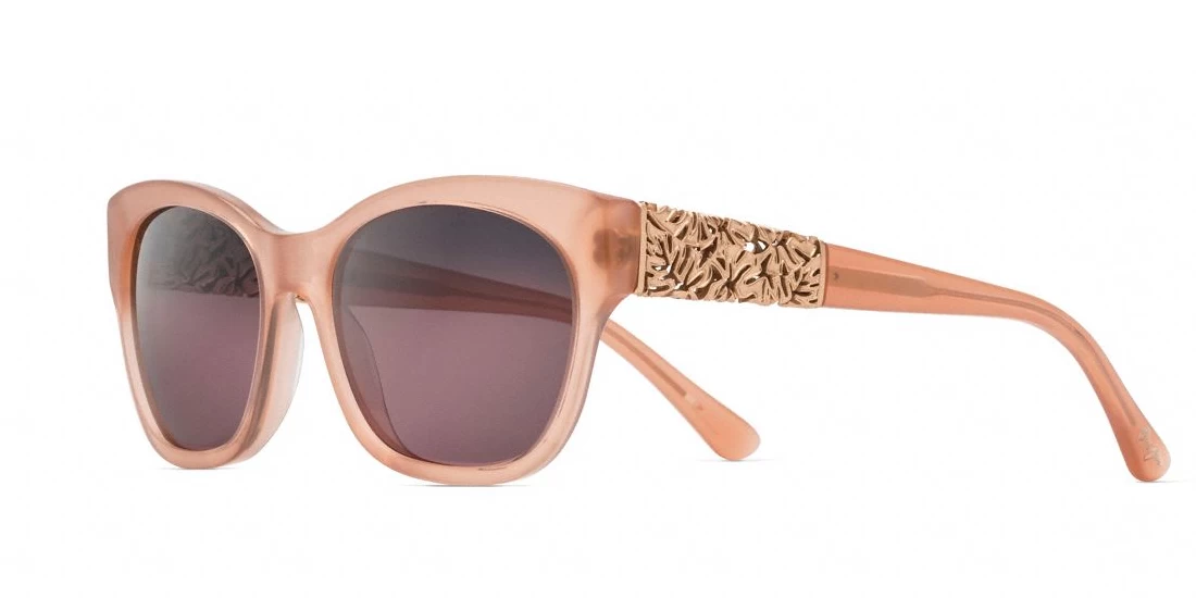FlightSunglasses Maui Jim Monstera Leaf 747 Sunglasses<span>- Guava Pink With 24K Rose Gold, Maui Rose Polarized Lens</span> - Image 5