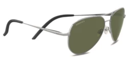 FlightSunglasses Serengeti Carrara Small SS016001 <span>Shiny Silver With Polarized 555nm Photochromic Lenses</span>