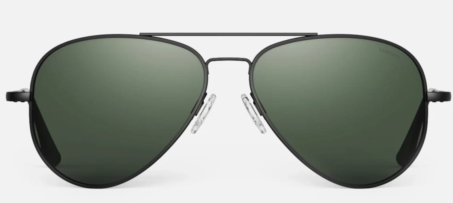 FlightSunglasses Randolph Concorde Single Vision Prescription Sunglasses<span> -American Grey & AGX Green</span> - Image 7