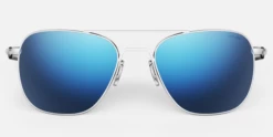 FlightSunglasses Randolph Aviator Single Vision Prescription Sunglasses<span> -Atlantic & Cobalt Blue</span>