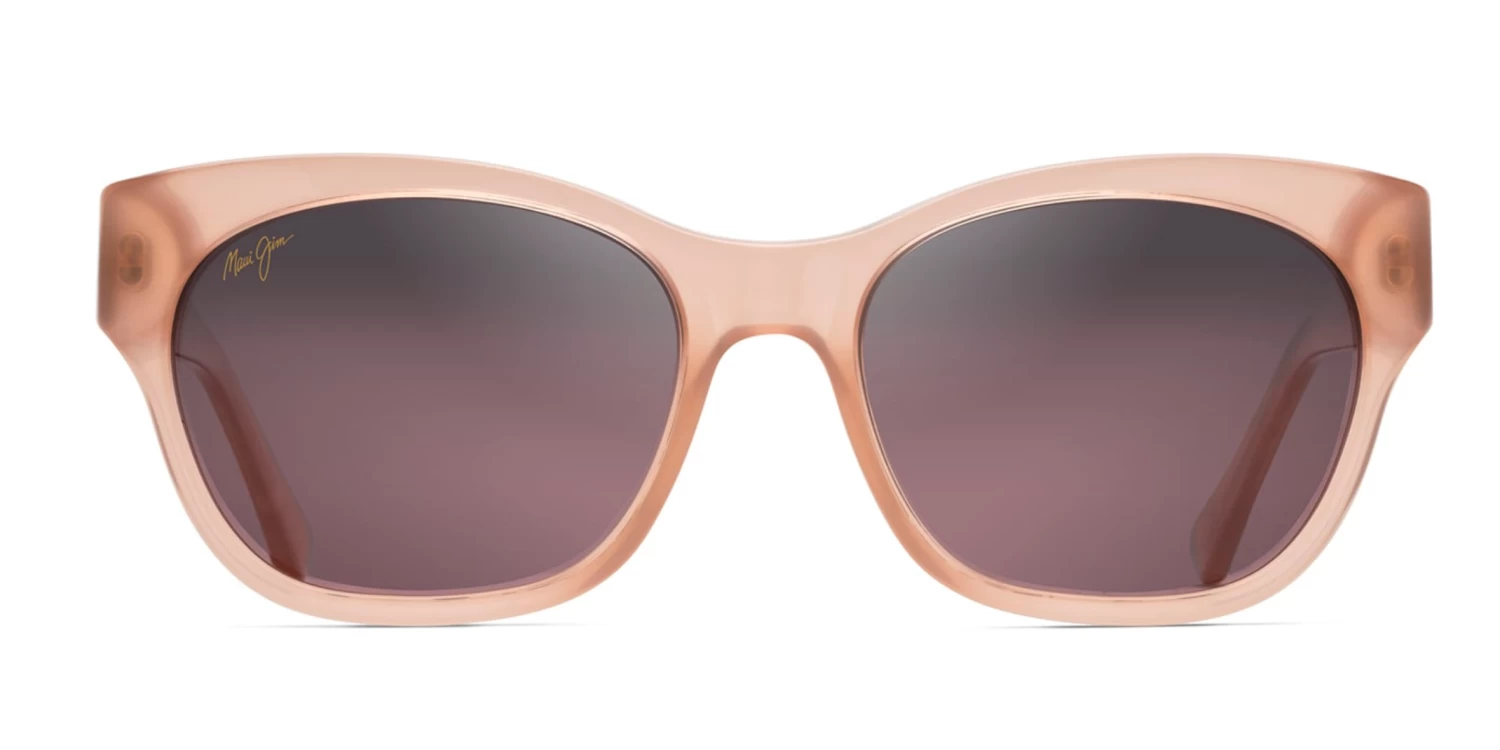 FlightSunglasses Maui Jim Monstera Leaf 747 Sunglasses<span>- Guava Pink With 24K Rose Gold, Maui Rose Polarized Lens</span> - Image 2