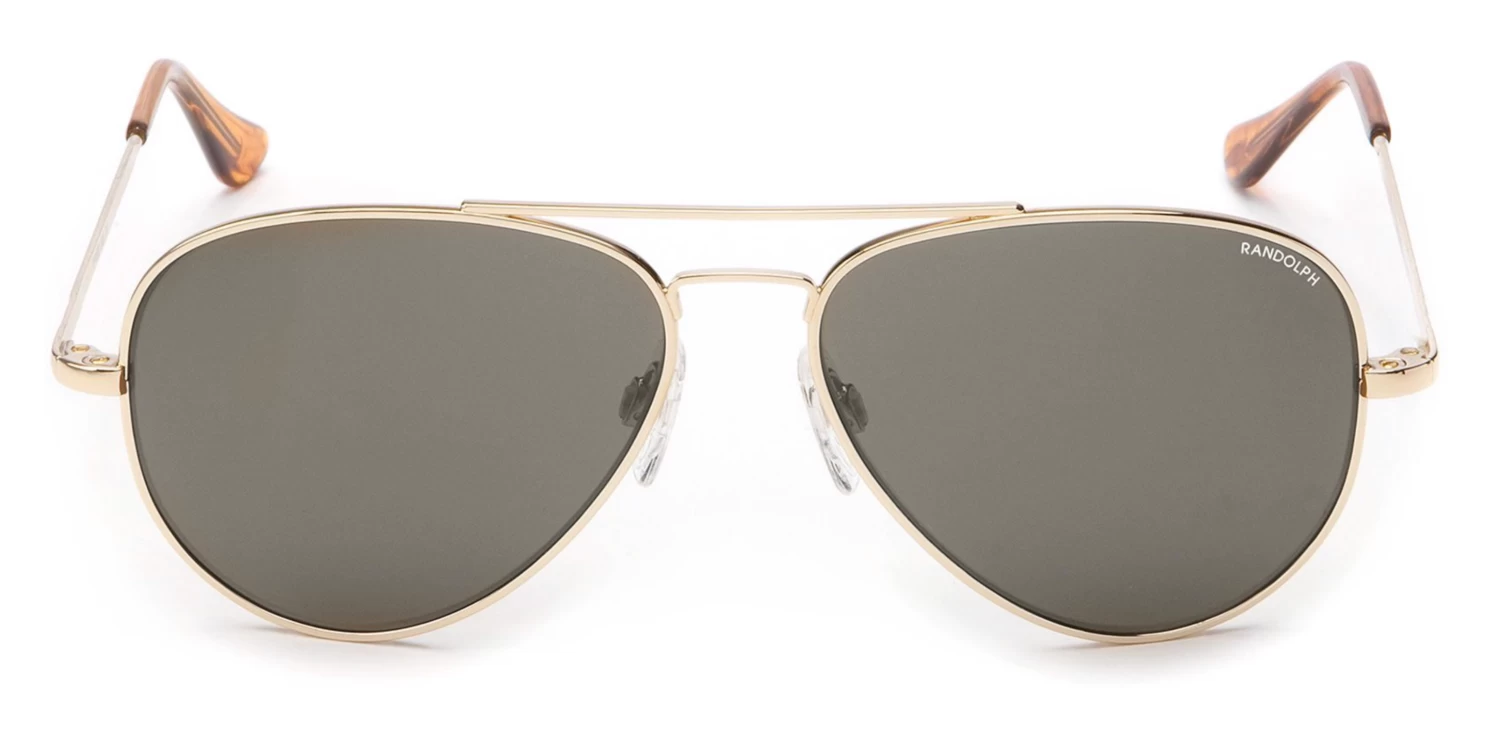 FlightSunglasses Randolph Concorde Single Vision Prescription Sunglasses<span> -American Grey & AGX Green</span>