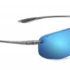 FlightSunglasses Maui Jim HO'OKIPA 407 Sunglasses<span>- Smoke Grey With Polarized Blue Hawaii Lens</span>