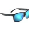 FlightSunglasses Maui Jim Red Sands 432 Sunglasses<span>- Matte Black With Polarized Blue Hawaii Lens</span>