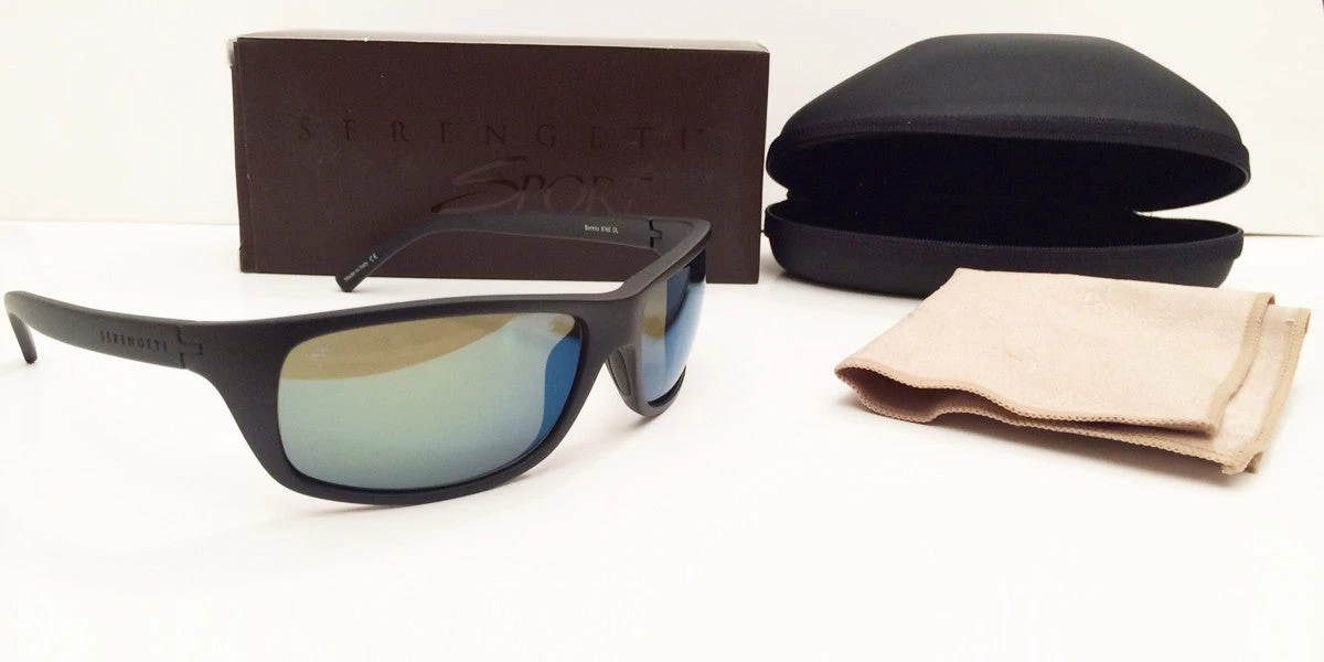 FlightSunglasses Serengeti Bormio 8165 <span>- Satin Black, Polar PhD 555nm Blue Photochromic Lenses</span> - Image 3