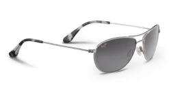 FlightSunglasses Maui Jim Baby Beach 245 Sunglasses<span>- Silver With Polarized Neutral Grey Lens</span>