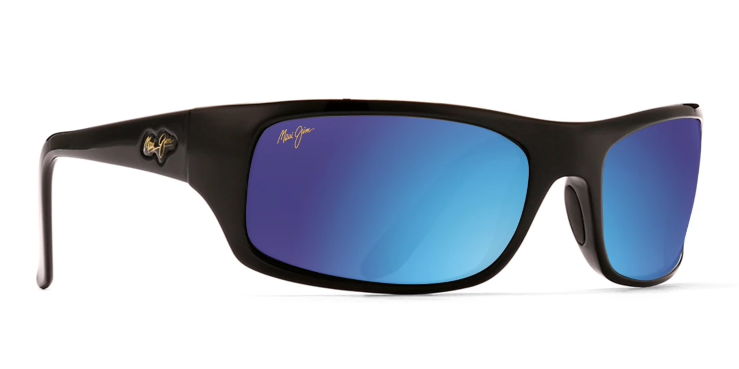 FlightSunglasses Maui Jim Peahi 202 Sunglasses<span>-Gloss Black With Polarized Neutral Grey Lens</span> - Image 5